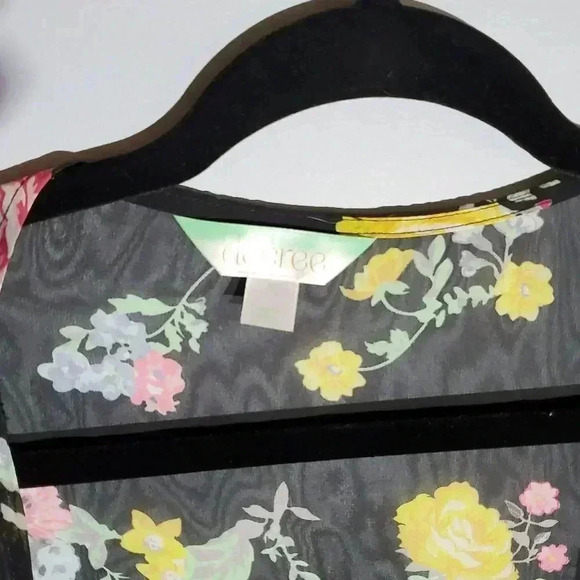 💚 5 For $25 BOHO Sheer Beach Cover UP Duster Size Medium - Picture 4 of 5